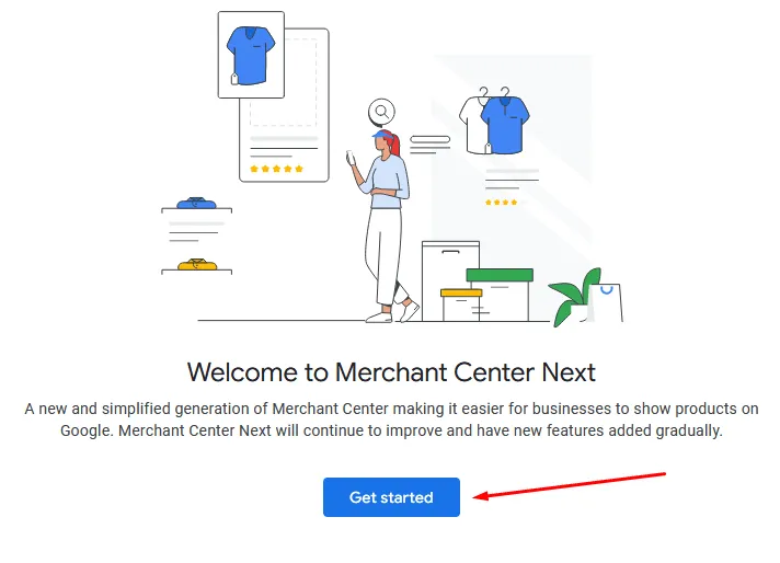 Google Merchant Center fiók létrehozása