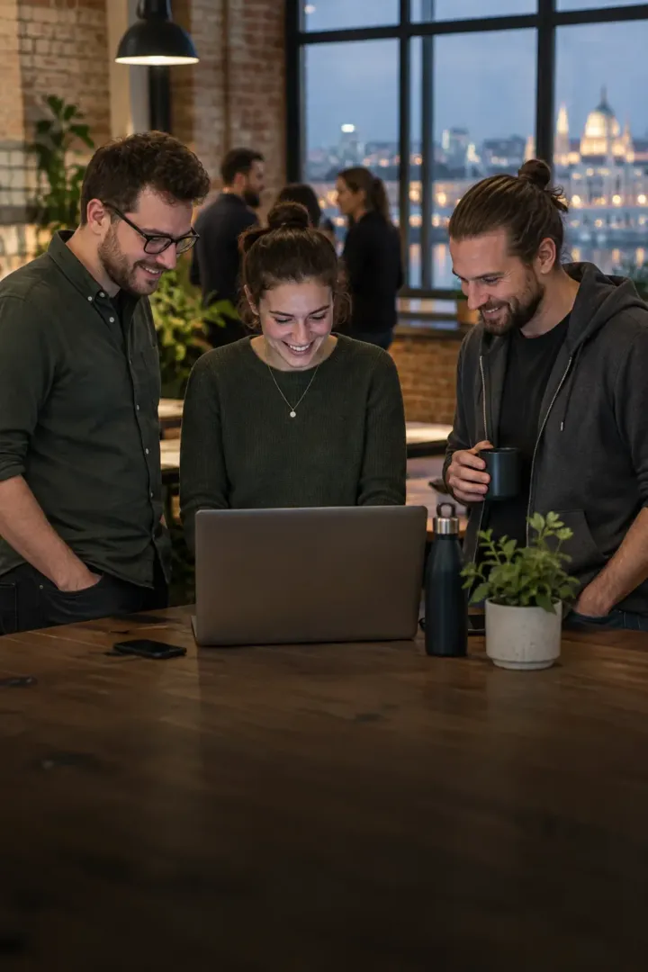 WordPress developers at a community meetup