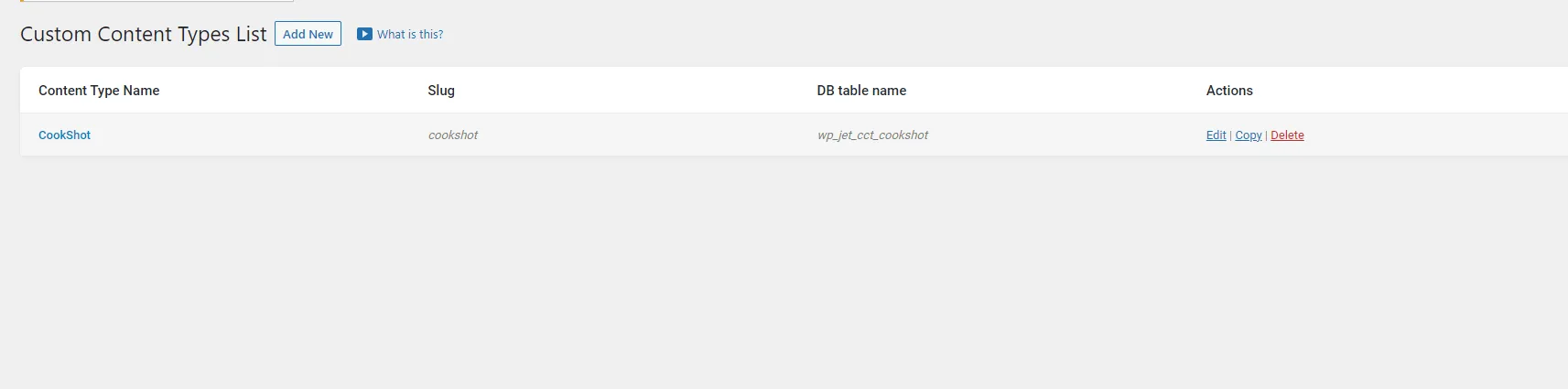 JetEngine - Custom Content Type összesítő