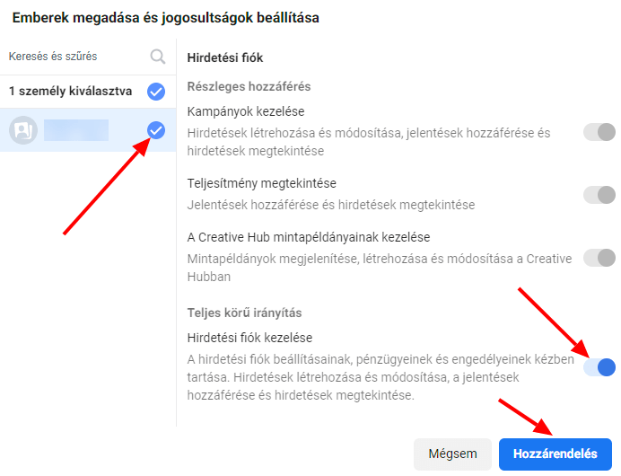 Facebook hirdetési fiók létrehozása